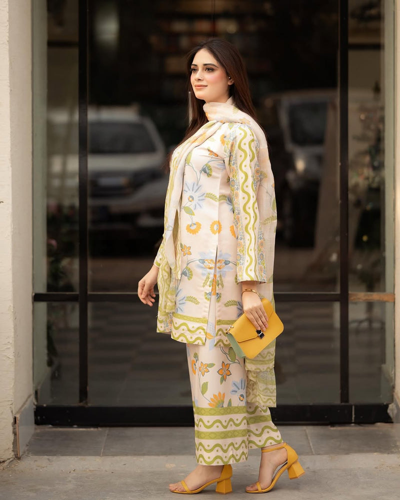 Arzoo Digital Stitched 3PC