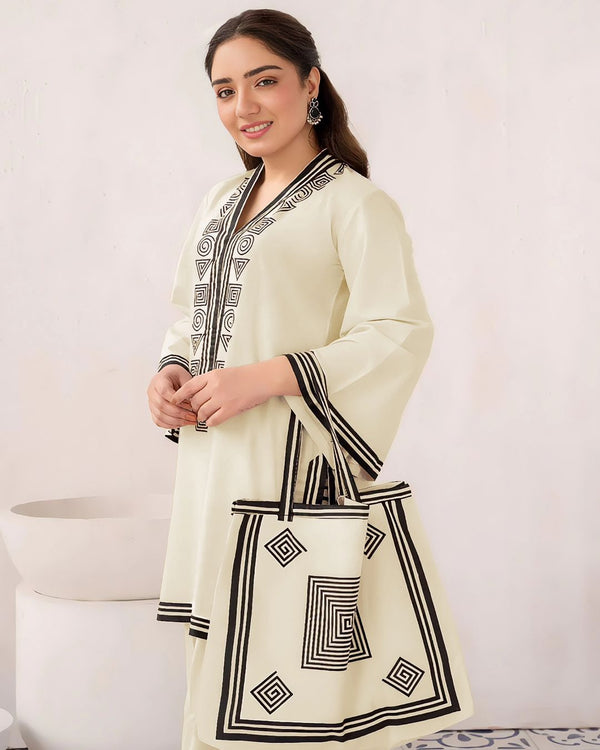 ARCANE THREADS 2Pc-With Printed BAG