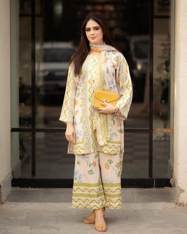 Arzoo Digital Stitched 3PC