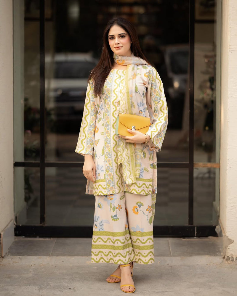 Arzoo Digital Stitched 3PC