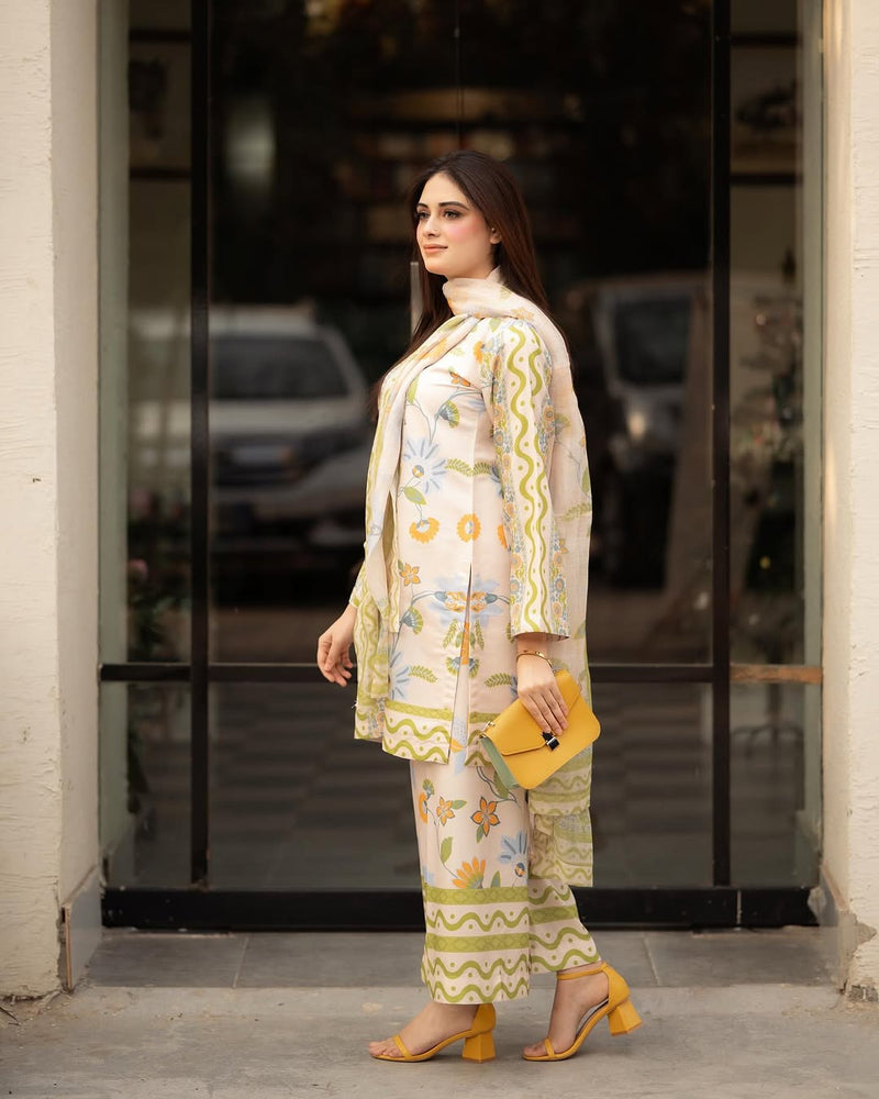 Arzoo Digital Stitched 3PC