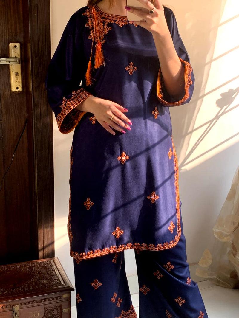 BALOCHI EMBROIDERY 2PCs