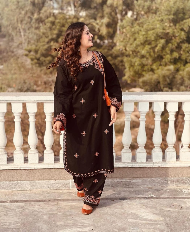BALOCHI EMBROIDERY 2PCs