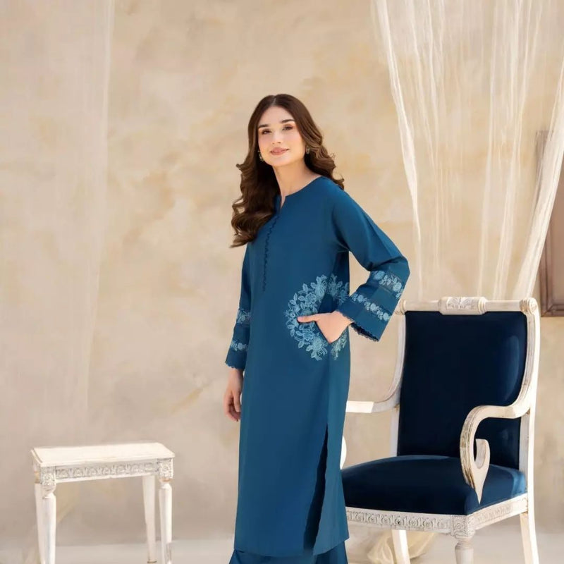 Ella Embroidery Stitched 2PC