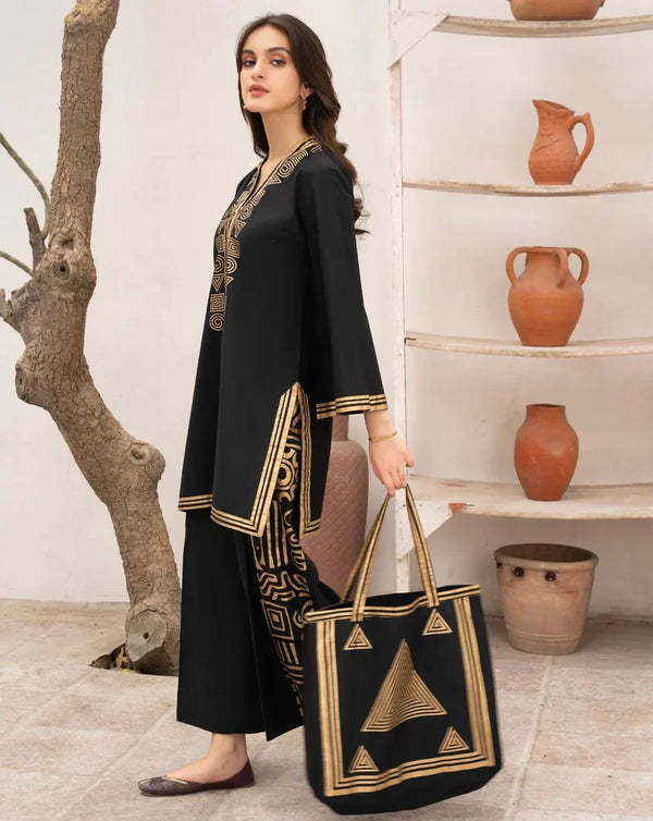 ARCANE THREADS 2Pc-With Printed BAG