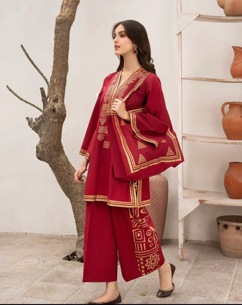 ARCANE THREADS 2Pc-With Printed BAG
