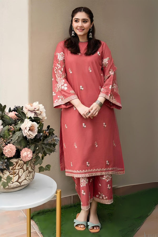 Dure Fishan Embroidered 2Pc