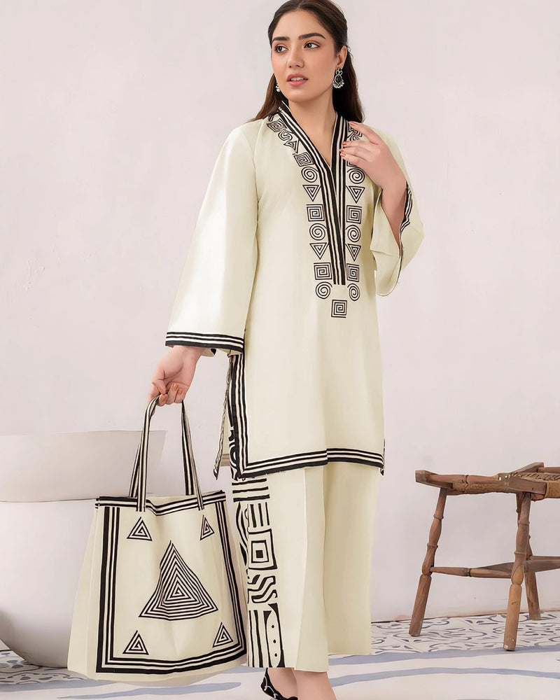 ARCANE THREADS 2Pc-With Printed BAG