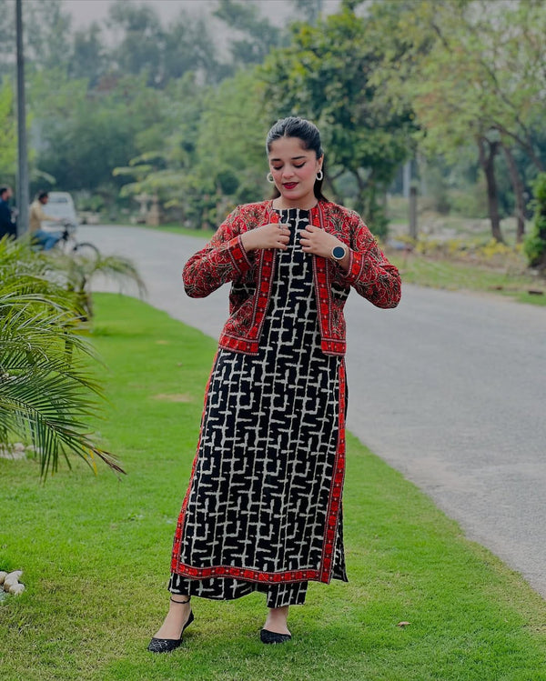 HEER KOTI DIGITAL PRINTED 3PC