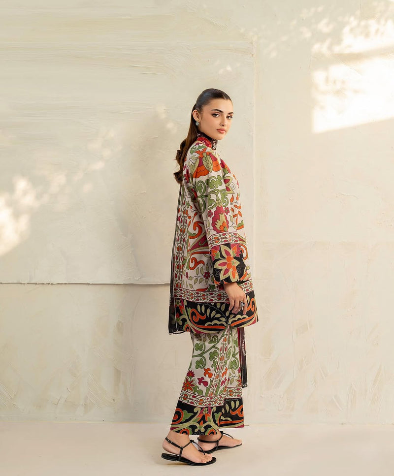 Zufraa Digital Printed Stitched 3Pc
