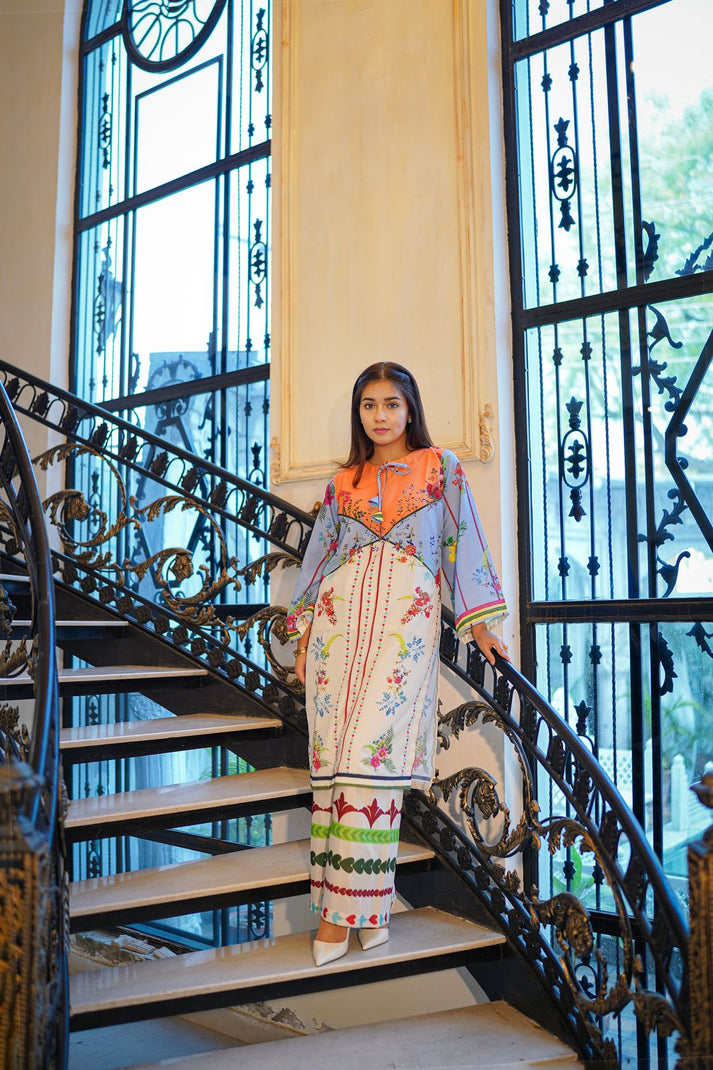 Afifa Digital Printed 2PC