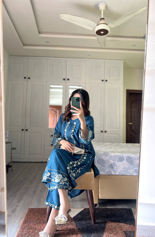 Royal Teal 2 Piece Suit