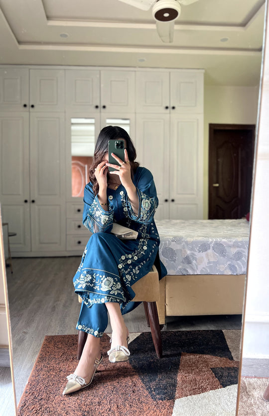 Royal Teal 2 Piece Suit