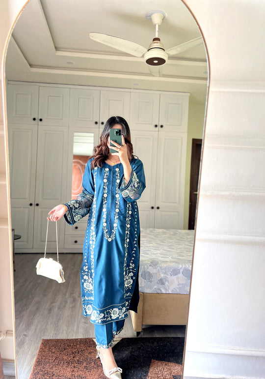 Royal Teal 2 Piece Suit